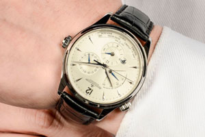 世界时积家大师系列手表在线下回收奢侈品店靠谱吗