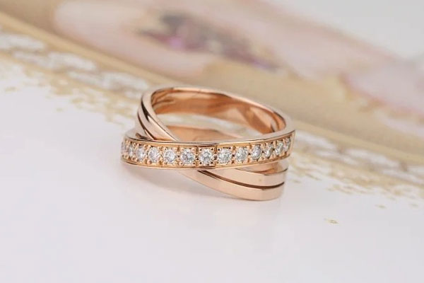 卡地亚玫瑰金钻石戒指回收能卖多少钱