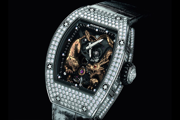 上百万的理查德米勒055手表回收价格高吗