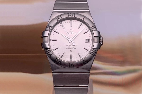 欧米茄星座系列男士钢款自动机械腕表