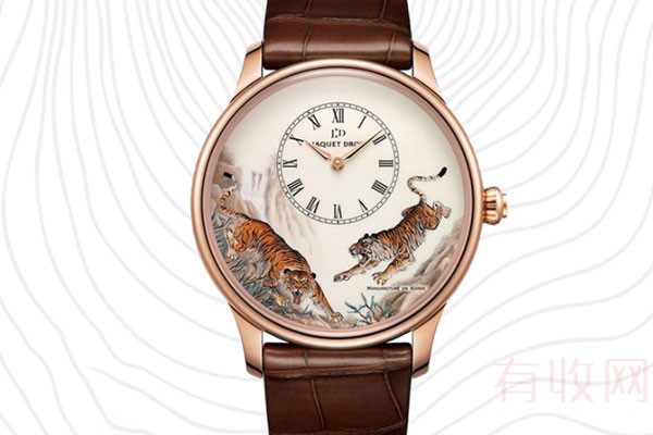 二手雅克德罗艺术工坊系列J005033222手表的外观展示
