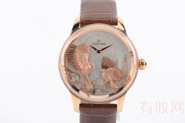 二手雅克德罗艺术工坊系列J005023270手表的外观展示