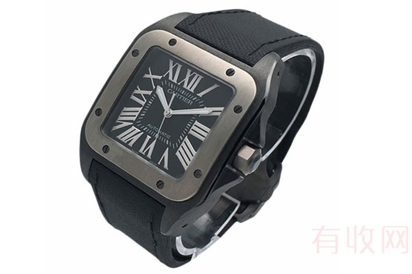 卡地亚山度士W2020010手表直观展示图
