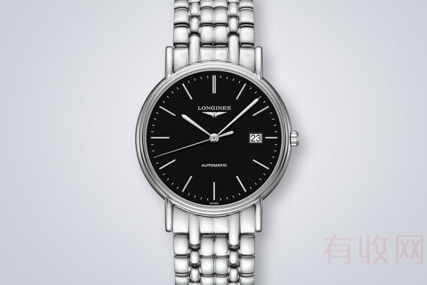 浪琴瑞士手表时尚系列机械钢带男表 L49214526
