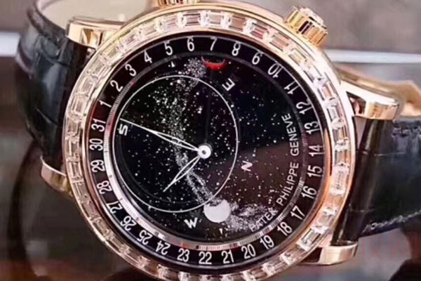百达翡丽星空超级复杂系列6140R手表正面图