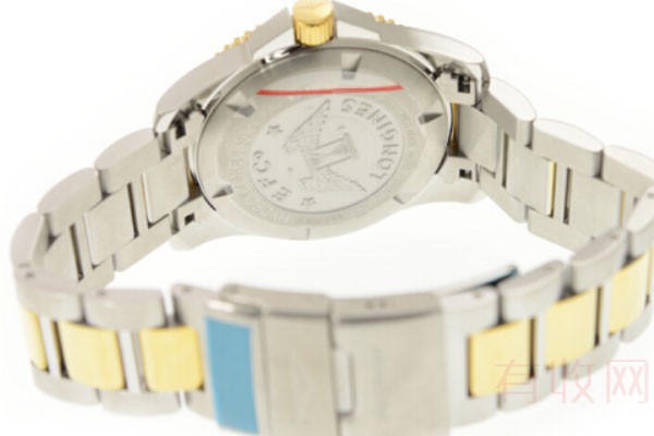 浪琴康卡斯潜水系列41mm手表间金表带