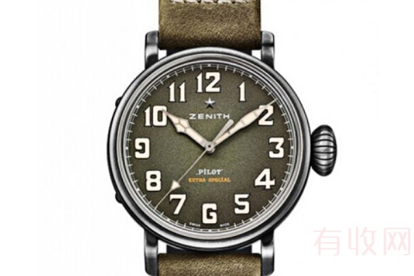 真力时飞行员系列11.1943.679/63.C800男士手表