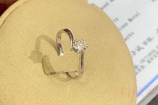 一克拉铂金钻石戒指回收多少钱