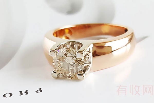 中国黄金回收18k金钻石戒指价格在哪能查询